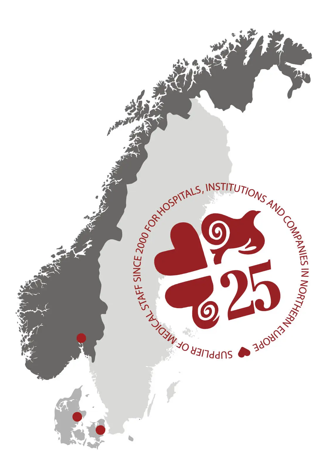 Om os - kort over Powercare